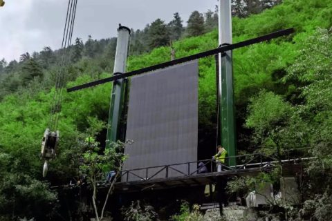 分离式led折叠屏 户外显示便捷安装发明者