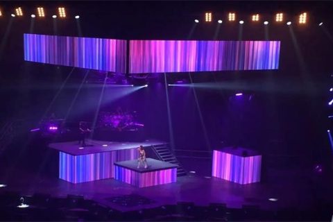 超薄可折叠led显示屏 点亮唯美舞台