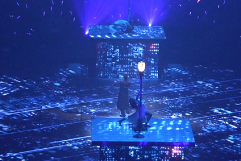 如何调节LED自动升降屏的色彩表现?