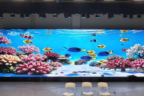 某学院报告厅 LED 大屏・星彩 XS1.8
